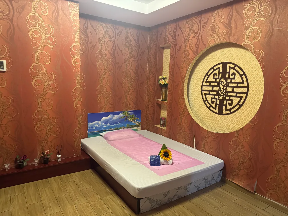 Cozy massage suite interior at Opaline Spa Dubai
